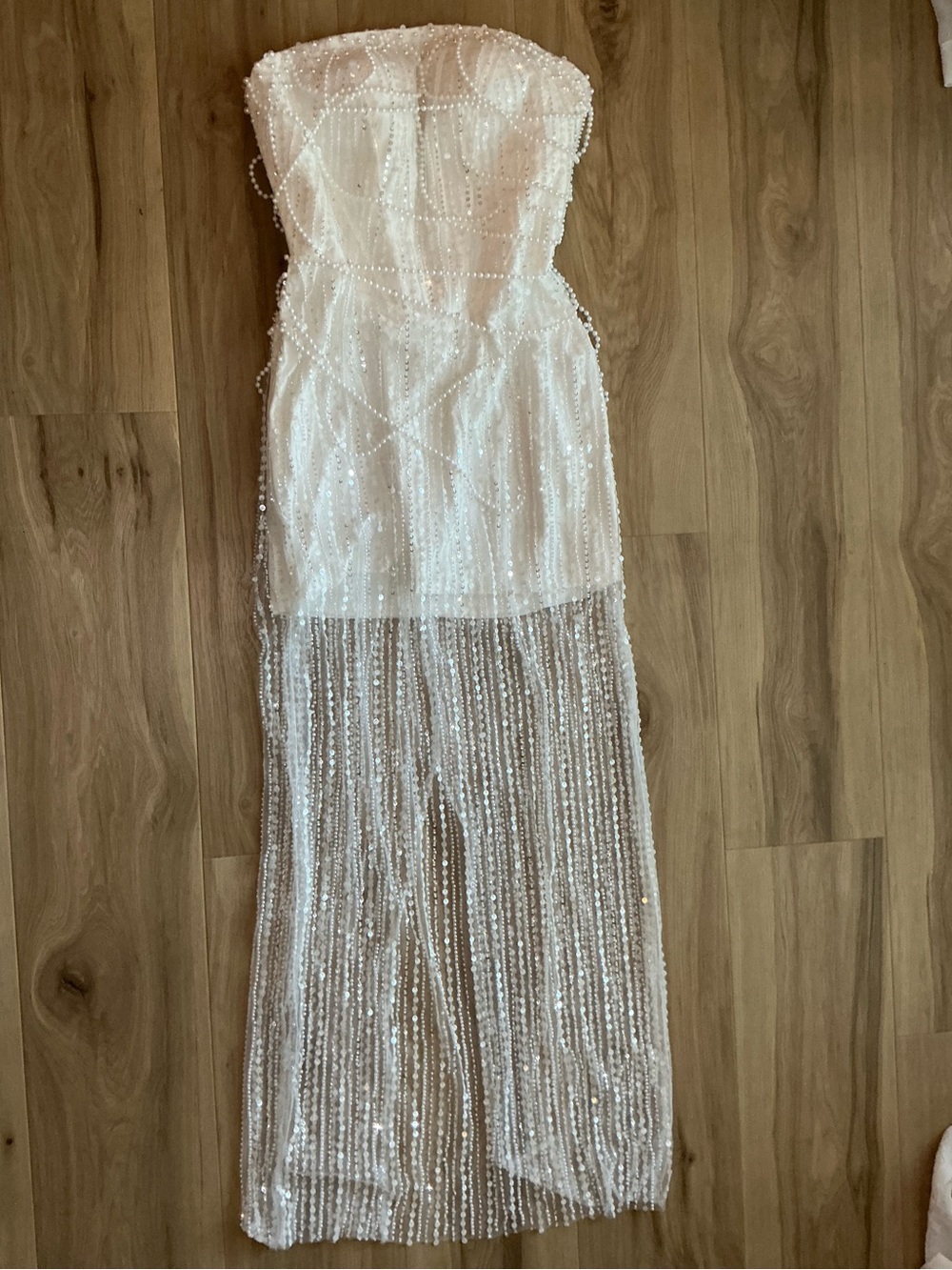 BRAND NEW Beaded and Sequin Embellished Corset Dress size 12